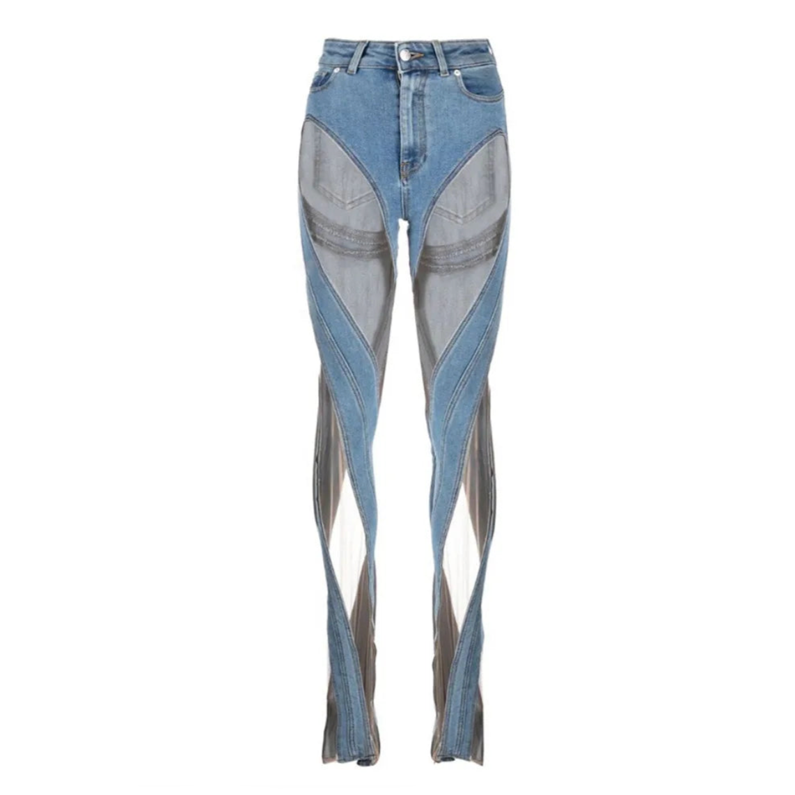 JAGGER Denim Mesh Pants